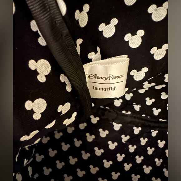 DISNEY Parks Loungefly Sequin Mickey Mouse Ears Rainbow Mini Backpack pre loved - Picture 5 of 7